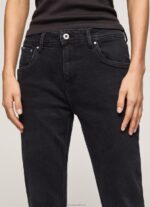 Women Denim Pepe Jeans Violet Loose Fit High Waisted Jeans 60J4092 - Image 3