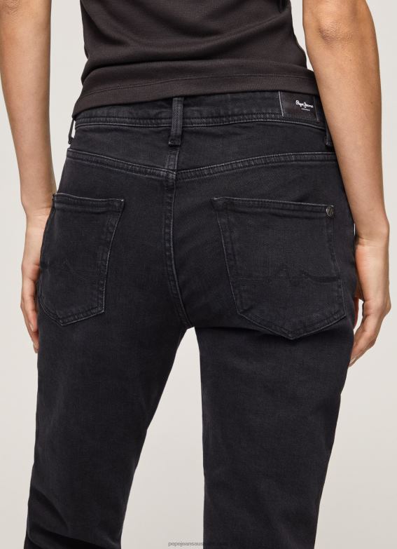 Women Denim Pepe Jeans Violet Loose Fit High Waisted Jeans 60J4092 - Image 5
