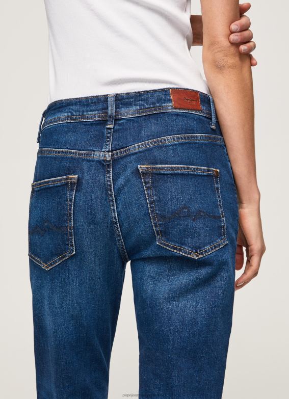Women Denim Pepe Jeans Violet Mom Carrot Fit High Waist Jeans 60J4081 - Image 5
