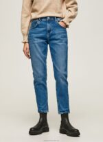Women Denim Pepe Jeans Violet Mom Carrot Fit High Waist Jeans 60J4082 - Image 2