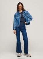 Women Denim Pepe Jeans Willa Flared Fit High Waisted Jeans 60J4062
