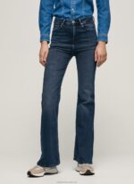 Women Denim Pepe Jeans Willa High Waisted Flared Fit Jeans 60J4061 - Image 2