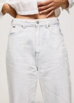 Women Denim Pepe Jeans Willow High Waisted Tapered Fit Jeans 60J4066 - Image 4