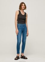 Women Denim Pepe Jeans Zoe Midrise Skinny Fit Jeans 60J4040