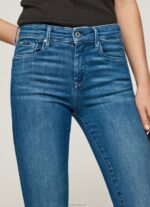 Women Denim Pepe Jeans Zoe Midrise Skinny Fit Jeans 60J4040 - Image 3