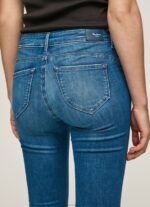 Women Denim Pepe Jeans Zoe Midrise Skinny Fit Jeans 60J4040 - Image 5