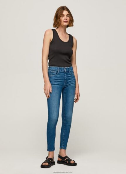 Women Denim Pepe Jeans Zoe Midrise Skinny Fit Jeans 60J4040