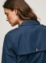 Women Dulwich Pepe Jeans Classic Twill Trench Coat 60J40107 - Image 5