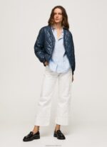 Women Dulwich Pepe Jeans Diamond Quilted Jacket 60J40119 - Image 2