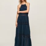 Women Dulwich Pepe Jeans Dress With Embroidered Details 60J40218