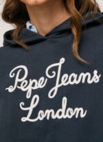 Women Dulwich Pepe Jeans Embroidered Logo Cotton Jumper 60J40268 - Image 3