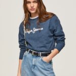 Women Dulwich Pepe Jeans Logo Printed Jumper 60J40276