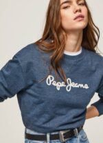 Women Dulwich Pepe Jeans Logo Printed Jumper 60J40276 - Image 3