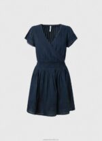 Women Dulwich Pepe Jeans Poete Embroidered Cotton Dress 60J40220 - Image 5