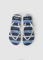 Women Dulwich Pepe Jeans Rake Breeze Beach Flip Flops 60J40700 - Image 2