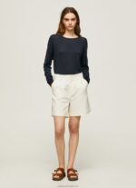 Women Dulwich Pepe Jeans Relaxed Fit Boat Neck Jersey 60J40254 - Image 2