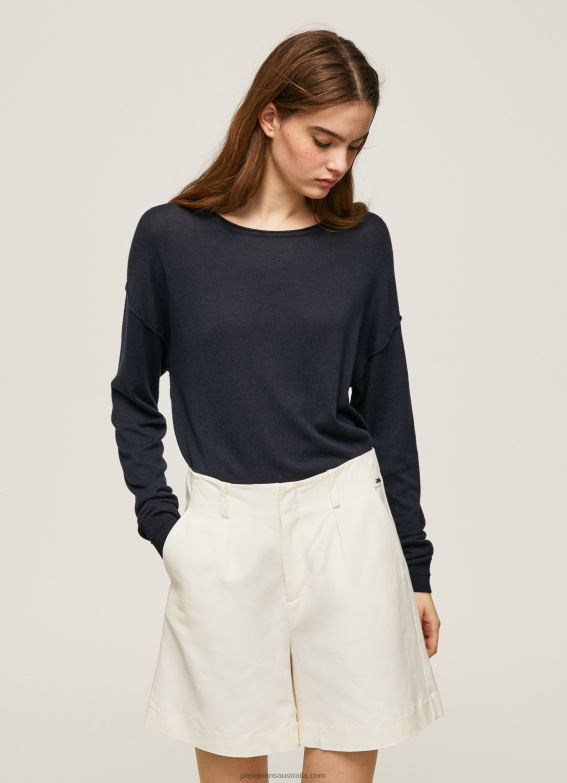 women_dulwich_pepe_jeans_relaxed_fit_boat_neck_jersey_60j40254.jpg Women Dulwich Pepe Jeans Relaxed Fit Boat Neck Jersey 60J40254 - Image 1