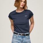 Women Dulwich Pepe Jeans Short-Sleeved Cotton T-Shirt 60J40430