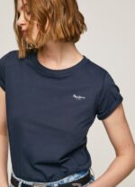 Women Dulwich Pepe Jeans Short-Sleeved Cotton T-Shirt 60J40430 - Image 3