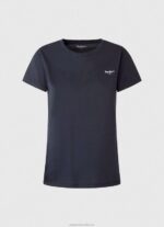Women Dulwich Pepe Jeans Short-Sleeved Cotton T-Shirt 60J40430 - Image 5