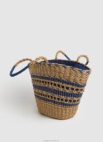 Women Dulwich Pepe Jeans Woven Straw Basket Bag 60J40743 - Image 2