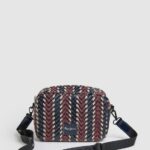 Women Dulwich Pepe Jeans Zig Zag Fabric Crossbody Bag 60J40738