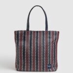 Women Dulwich Pepe Jeans Zig Zag Fabric Shopper Bag 60J40739