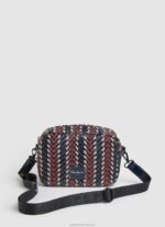 Women Dulwich Pepe Jeans Zig Zag Fabric Shopper Bag 60J40739 - Image 4