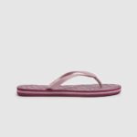 Women Dusty Red Pepe Jeans Rake Play Beach Flip Flops 60J40698