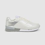 Women Factory White Pepe Jeans London Part Combined Sneakers 60J40588