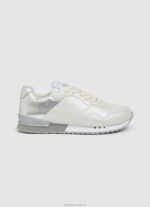 Women Factory White Pepe Jeans London Part Combined Sneakers 60J40588