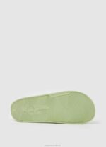 Women Fresh Green Pepe Jeans Slider Logo Beach Flip Flops 60J40688 - Image 5