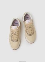 Women Gold Pepe Jeans Albal London Running Sneakers 60J40609 - Image 2