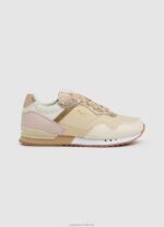 Women Gold Pepe Jeans Albal London Running Sneakers 60J40609