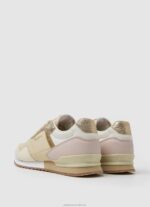 Women Gold Pepe Jeans Albal London Running Sneakers 60J40609 - Image 4