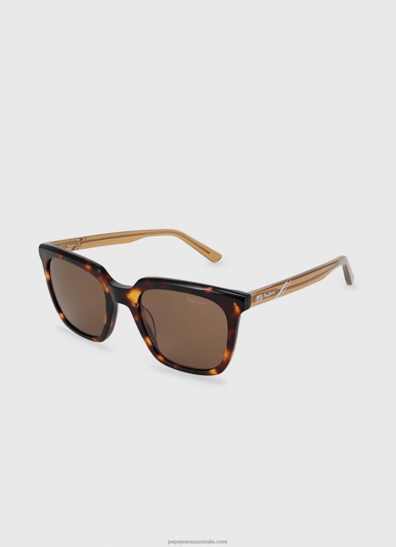 women_gold_pepe_jeans_wayfarer_sunglasses_60j40770.jpg Women Gold Pepe Jeans Wayfarer Sunglasses 60J40770 - Image 1