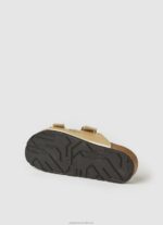 Women Golden Pepe Jeans Oban Claic Anatomical Sandals 60J40674 - Image 5
