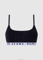 Women Grey Marl Pepe Jeans Classic Thong With Printed Logo 60J40568 - Image 3