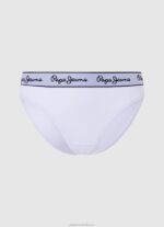 Women Grey Marl Pepe Jeans Cotton Sports Bra 60J40544 - Image 4