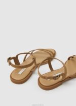 Women Hide Pepe Jeans Hayes Folk Suede Flat Sandals 60J40668 - Image 4