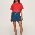 Women Jarman Pepe Jeans Embroidered Logo Sporty Shorts 60J40532