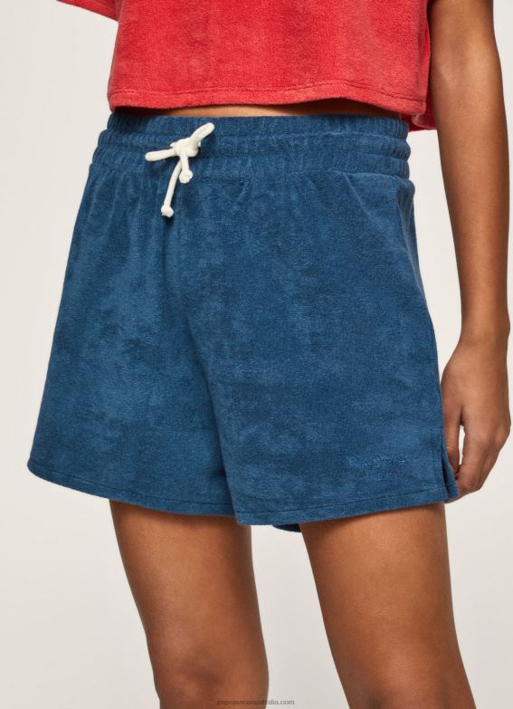 Women Jarman Pepe Jeans Embroidered Logo Sporty Shorts 60J40532 - Image 3