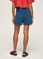 Women Jarman Pepe Jeans Embroidered Logo Sporty Shorts 60J40532 - Image 4