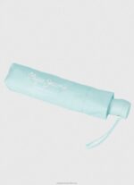 Women Light Blue Pepe Jeans Macy Folding Automatic Umbrella 60J40789 - Image 2