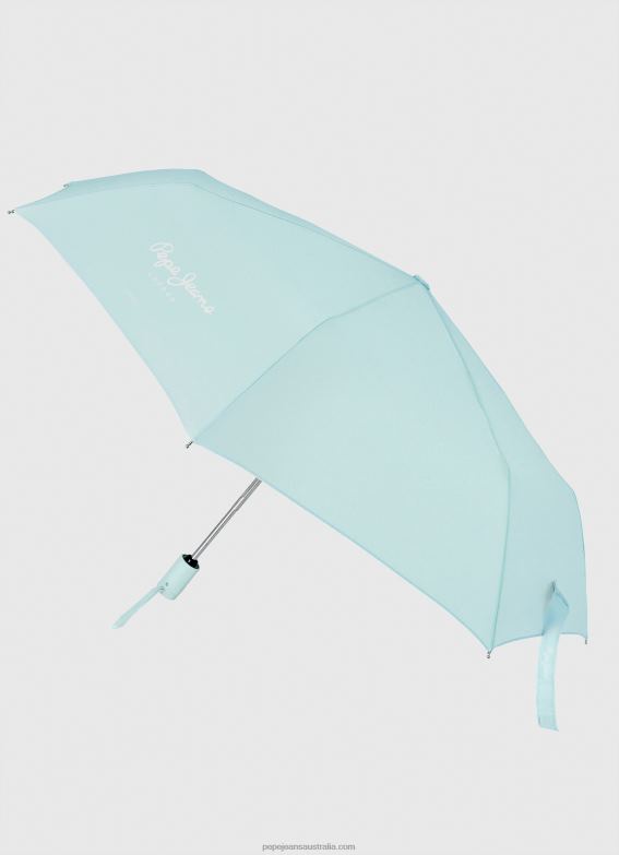 women_light_blue_pepe_jeans_macy_folding_automatic_umbrella_60j40789.jpg Women Light Blue Pepe Jeans Macy Folding Automatic Umbrella 60J40789 - Image 1