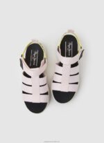 Women Light Pink Pepe Jeans Venus Point Trek Sandals 60J40685 - Image 2