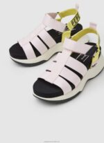 Women Light Pink Pepe Jeans Venus Point Trek Sandals 60J40685 - Image 3