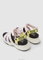 Women Light Pink Pepe Jeans Venus Point Trek Sandals 60J40685 - Image 4