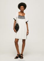 Women Mousse Pepe Jeans Bambula Cotton Dress 60J40188