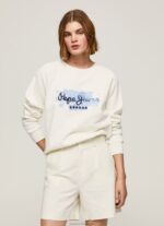 Women Mousse Pepe Jeans Cropped Cotton Jumper 60J40287